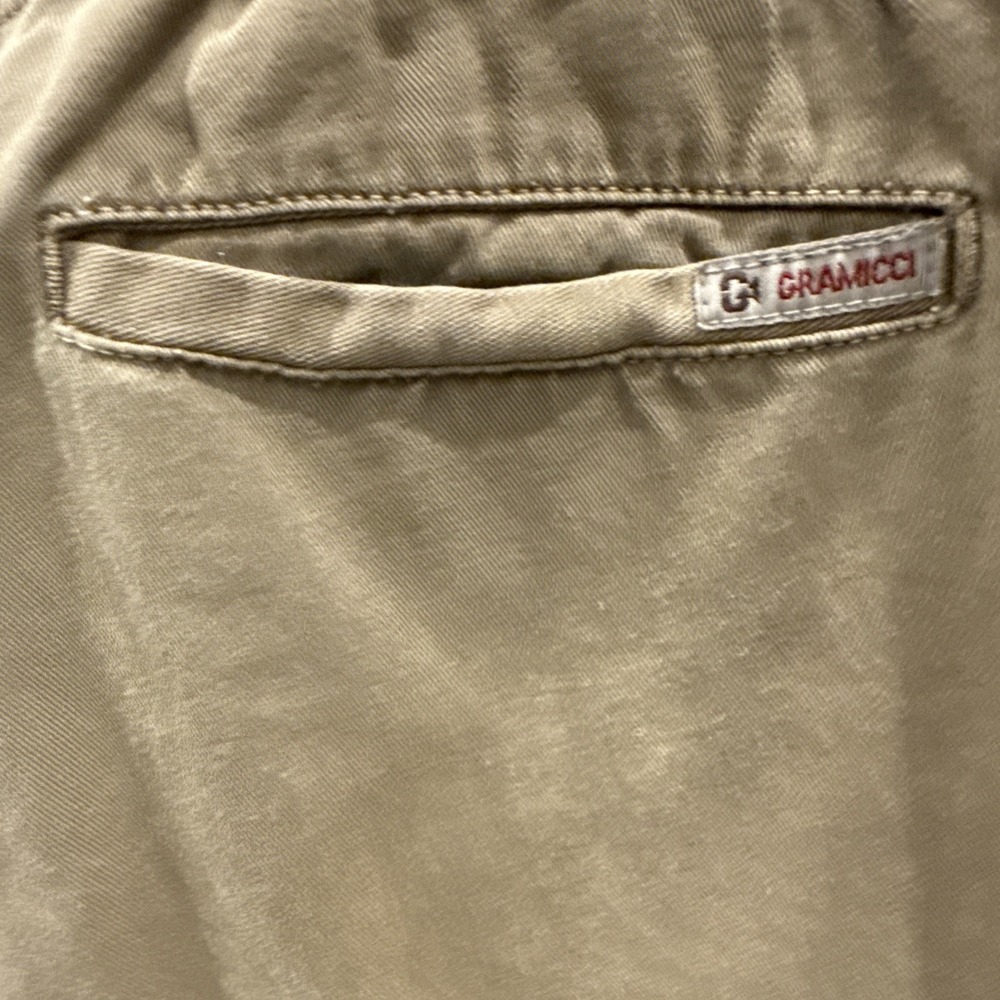 Gramicci Vintage G Series Pant Men Medium Length32 Khaki Belt Gorpcore Outdoor - Picture 11 of 12